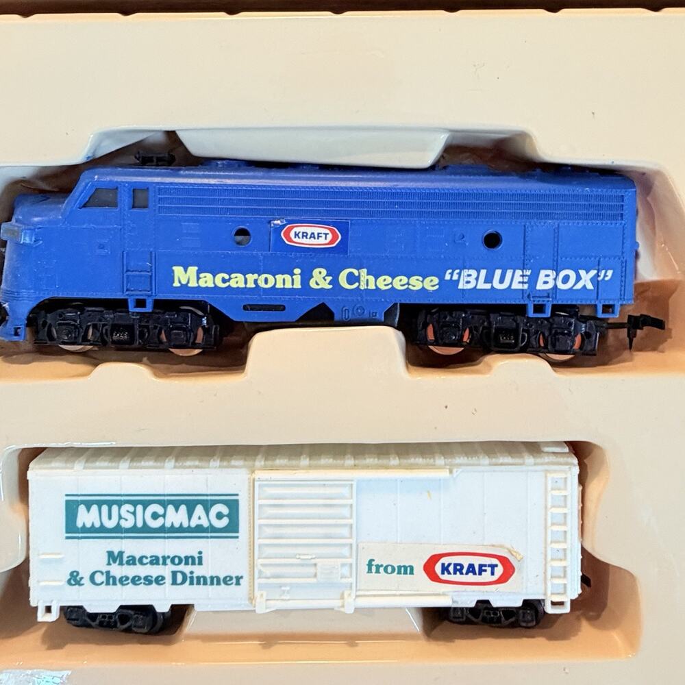 RARE Vintage Kraft Macaroni & Cheese Dinner Train Set Profit Depot HO Scale - Picture 5 of 5